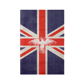 Обложка для паспорта матовая кожа с принтом Флаг Англии с белым орлом в Белгороде, натуральная матовая кожа | размер 19,3 х 13,7 см; прозрачные пластиковые крепления | Тематика изображения на принте: london | англия | белый | брызги | великобритания | империя | клякса | крылья | лондон | необычный | объеденное королевство | орел | птица | символ | сокол | туманный альбион | флаг