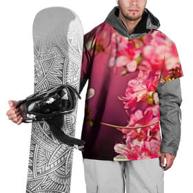 Накидка на куртку 3D с принтом Сакура в Белгороде, 100% полиэстер |  | 3d | flower | nature | pink | sakura | весна | деревья | природа | розовый | сакура | цветы | япония