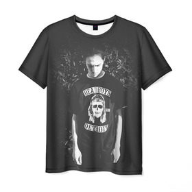 Мужская футболка 3D с принтом Bones в Белгороде, 100% полиэфир | прямой крой, круглый вырез горловины, длина до линии бедер | Тематика изображения на принте: bones