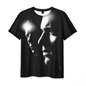 Мужская футболка 3D с принтом Prison break 11 в Белгороде, 100% полиэфир | прямой крой, круглый вырез горловины, длина до линии бедер | Тематика изображения на принте: prison break | побег | сериал