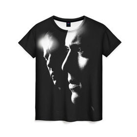 Женская футболка 3D с принтом Prison break 11 в Белгороде, 100% полиэфир ( синтетическое хлопкоподобное полотно) | прямой крой, круглый вырез горловины, длина до линии бедер | Тематика изображения на принте: prison break | побег | сериал