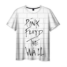 Мужская футболка 3D с принтом The Wall в Белгороде, 100% полиэфир | прямой крой, круглый вырез горловины, длина до линии бедер | pink floyd | пинк флоид