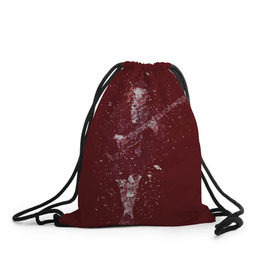 Рюкзак-мешок 3D с принтом Red в Белгороде, 100% полиэстер | плотность ткани — 200 г/м2, размер — 35 х 45 см; лямки — толстые шнурки, застежка на шнуровке, без карманов и подкладки | ac dc | angus | young | ангус | эйси диси | янг