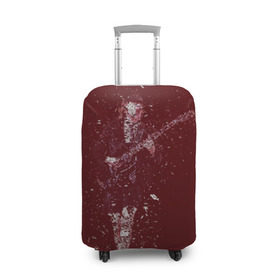 Чехол для чемодана 3D с принтом Red в Белгороде, 86% полиэфир, 14% спандекс | двустороннее нанесение принта, прорези для ручек и колес | ac dc | angus | young | ангус | эйси диси | янг