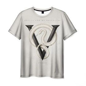 Мужская футболка 3D с принтом Venom в Белгороде, 100% полиэфир | прямой крой, круглый вырез горловины, длина до линии бедер | Тематика изображения на принте: bullet for my valentine | пуля для моей возлюбленной