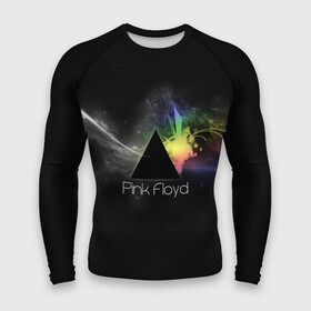 Мужской рашгард 3D с принтом Pink Floyd Logo в Белгороде,  |  | Тематика изображения на принте: англия | басы | британия | гитара | группа | дым | космос | логотип | музыка | песни | пинк флойд | призма | радуга | рок | свет