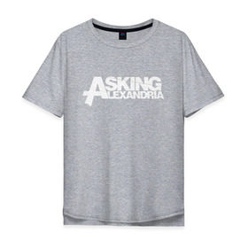 Мужская футболка хлопок Oversize с принтом Asking Alexandria в Белгороде, 100% хлопок | свободный крой, круглый ворот, “спинка” длиннее передней части | asking alexandria