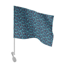 Флаг для автомобиля с принтом Киты в Белгороде, 100% полиэстер | Размер: 30*21 см | кит | рыба