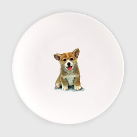Тарелка с принтом Коржик в Белгороде, фарфор | диаметр - 210 мм
диаметр для нанесения принта - 120 мм | corgi | dog | korgi | вельш корги | дог | кардиган | корги | пемброк | собака | щенок