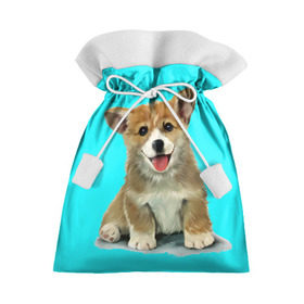 Подарочный 3D мешок с принтом Корги в Белгороде, 100% полиэстер | Размер: 29*39 см | Тематика изображения на принте: corgy | dog | korgi | puppy | вельш корги | кардиган | коржик | пемброк | собака | щенок