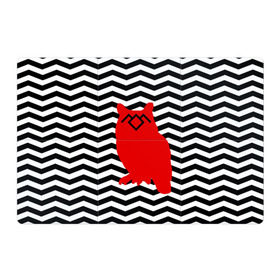 Магнитный плакат 3Х2 с принтом TWIN PEAKS в Белгороде, Полимерный материал с магнитным слоем | 6 деталей размером 9*9 см | owl | арт | животные | полосы | птицы | сериал | сова | твин пикс | текстура | фильмы