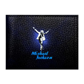 Обложка для студенческого билета с принтом Майкл Джексон в Белгороде, натуральная кожа | Размер: 11*8 см; Печать на всей внешней стороне | Тематика изображения на принте: michael jackson | король