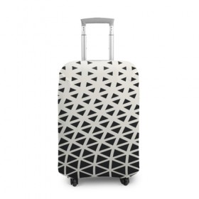 Чехол для чемодана 3D с принтом Необычный узор в Белгороде, 86% полиэфир, 14% спандекс | двустороннее нанесение принта, прорези для ручек и колес | Тематика изображения на принте: pattern | сетка | узоры