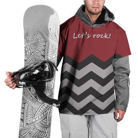 Накидка на куртку 3D с принтом Let`s rock! в Белгороде, 100% полиэстер |  | lets rock | twin peaks | давайте сделаем это | даян | даяна | диана | дэвид линч | карлик | твин пикс