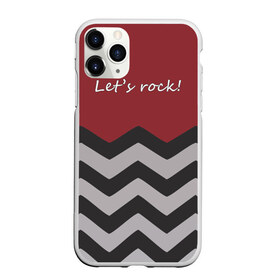 Чехол для iPhone 11 Pro матовый с принтом Lets rock! в Белгороде, Силикон |  | lets rock | twin peaks | давайте сделаем это | даян | даяна | диана | дэвид линч | карлик | твин пикс