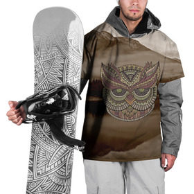 Накидка на куртку 3D с принтом Филин в Белгороде, 100% полиэстер |  | Тематика изображения на принте: 