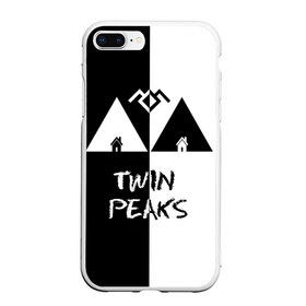 Чехол для iPhone 7Plus/8 Plus матовый с принтом Twin Peaks в Белгороде, Силикон | Область печати: задняя сторона чехла, без боковых панелей | арт | сериал | твин пикс | фильмы | черно белые