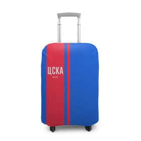 Чехол для чемодана 3D с принтом ЦСКА в Белгороде, 86% полиэфир, 14% спандекс | двустороннее нанесение принта, прорези для ручек и колес | кони | москва | цска