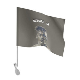 Флаг для автомобиля с принтом Неймар в Белгороде, 100% полиэстер | Размер: 30*21 см | neymar | neymar jr | paris saint germain | psg | бразилия | младший | неймар | пари сен жермен | петух | петушок | псж | футбик | футбол | футбольчик