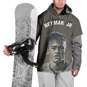 Накидка на куртку 3D с принтом Неймар в Белгороде, 100% полиэстер |  | neymar | neymar jr | paris saint germain | psg | бразилия | младший | неймар | пари сен жермен | петух | петушок | псж | футбик | футбол | футбольчик