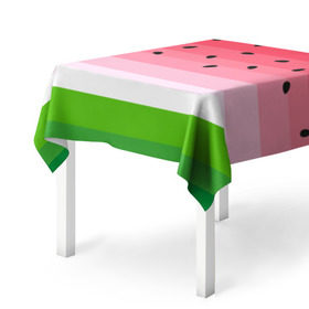 Скатерть 3D с принтом Арбузик в Белгороде, 100% полиэстер (ткань не мнется и не растягивается) | Размер: 150*150 см | pattern | trend | арбуз | зеленый | косточки | красный | мода | патерн | паттерн | розовый | текстура | тренд | фрукт | ягода