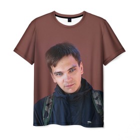 Мужская футболка 3D с принтом Рэпер Гнойный в Белгороде, 100% полиэфир | прямой крой, круглый вырез горловины, длина до линии бедер | Тематика изображения на принте: гнойный
