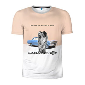 Мужская футболка 3D спортивная с принтом Lana Del Rey в Белгороде, 100% полиэстер с улучшенными характеристиками | приталенный силуэт, круглая горловина, широкие плечи, сужается к линии бедра | Тематика изображения на принте: 