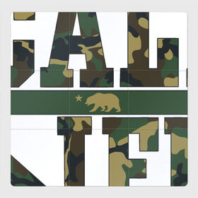 Магнитный плакат 3Х3 с принтом California Life в Белгороде, Полимерный материал с магнитным слоем | 9 деталей размером 9*9 см | Тематика изображения на принте: america | california | hollywood | usa | америка | голливуд | калифорния | камуфляж | лос анджелес | медведь | патриот | солдат | сша | турист