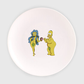 Тарелка с принтом Симпсоны в Белгороде, фарфор | диаметр - 210 мм
диаметр для нанесения принта - 120 мм | bart | homer | love | simpsons | адам | барт | гомер | ева | любовь | мульт | мультфильм | пончик | симпсоны