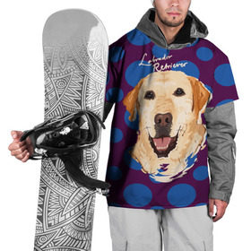 Накидка на куртку 3D с принтом Лабрадор Ретривер в Белгороде, 100% полиэстер |  | Тематика изображения на принте: animal | dog | labrador retriever | pet | puppy | арт | животные | лабрадор | пес | собаки