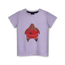 Детская футболка хлопок с принтом Fat Jordan в Белгороде, 100% хлопок | круглый вырез горловины, полуприлегающий силуэт, длина до линии бедер | basketball | bulls | chicago | jordan | michael | nba | sport | баскетбол | буллс | джордан | майкл | нба | спорт | чикаго
