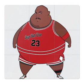 Магнитный плакат 3Х3 с принтом Fat Jordan в Белгороде, Полимерный материал с магнитным слоем | 9 деталей размером 9*9 см | basketball | bulls | chicago | jordan | michael | nba | sport | баскетбол | буллс | джордан | майкл | нба | спорт | чикаго