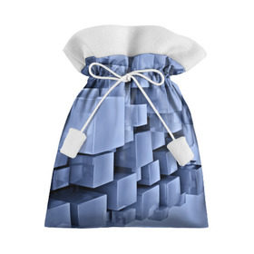 Подарочный 3D мешок с принтом Текстура в Белгороде, 100% полиэстер | Размер: 29*39 см | Тематика изображения на принте: abstract | abstraction | block | tessera | абстракция | кубики | текстура