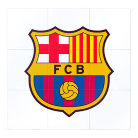 Магнитный плакат 3Х3 с принтом Барселона в Белгороде, Полимерный материал с магнитным слоем | 9 деталей размером 9*9 см | barca | barcelona | барса | барселона | футбол
