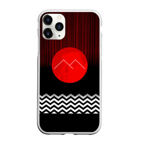 Чехол для iPhone 11 Pro матовый с принтом Twin Peaks в Белгороде, Силикон |  | герои | детектив | драма | знаки | кино | сериал | сериаломан | серия | символы | твин пикс | третий сезон | фильм