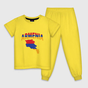 Детская пижама хлопок с принтом Армения в Белгороде, 100% хлопок |  брюки и футболка прямого кроя, без карманов, на брюках мягкая резинка на поясе и по низу штанин
 | armenia | азия | арарат | армения | армяне | армянин | кавказ | коньяк | патриот | страна