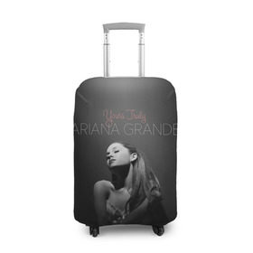 Чехол для чемодана 3D с принтом Ariana Grande в Белгороде, 86% полиэфир, 14% спандекс | двустороннее нанесение принта, прорези для ручек и колес | ariana grande