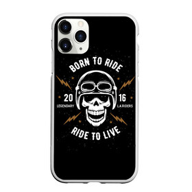 Чехол для iPhone 11 Pro матовый с принтом Born to ride в Белгороде, Силикон |  | bike | black background | born to ride | helmet | lightning | logo | motorcycle | ride | road | skull | speed | stars | travel | байк | велоси | дорога | езда | звезды | логотип | молния | мотоцикл | очки | путешествия | рожден для езды | скорос