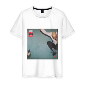 Мужская футболка хлопок с принтом Moby 2 в Белгороде, 100% хлопок | прямой крой, круглый вырез горловины, длина до линии бедер, слегка спущенное плечо. | Тематика изображения на принте: moby | моби