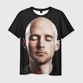 Мужская футболка 3D с принтом Moby в Белгороде, 100% полиэфир | прямой крой, круглый вырез горловины, длина до линии бедер | 