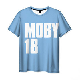 Мужская футболка 3D с принтом Moby в Белгороде, 100% полиэфир | прямой крой, круглый вырез горловины, длина до линии бедер | Тематика изображения на принте: moby | моби