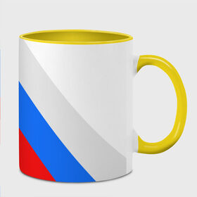 Кружка 3D с принтом Россия в Белгороде, керамика | ёмкость 330 мл | russia | флаг