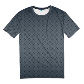 Мужская футболка 3D с принтом X-Print в Белгороде, 100% полиэфир | прямой крой, круглый вырез горловины, длина до линии бедер | клетка | точки