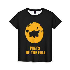 Женская футболка 3D с принтом poets of the fall в Белгороде, 100% полиэфир ( синтетическое хлопкоподобное полотно) | прямой крой, круглый вырез горловины, длина до линии бедер | poets of the fall | rock | альтернатива | музыка | поэты | рок | фины