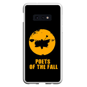 Чехол для Samsung S10E с принтом poets of the fall в Белгороде, Силикон | Область печати: задняя сторона чехла, без боковых панелей | Тематика изображения на принте: poets of the fall | rock | альтернатива | музыка | поэты | рок | фины