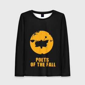 Женский лонгслив 3D с принтом poets of the fall в Белгороде, 100% полиэстер | длинные рукава, круглый вырез горловины, полуприлегающий силуэт | poets of the fall | rock | альтернатива | музыка | поэты | рок | фины