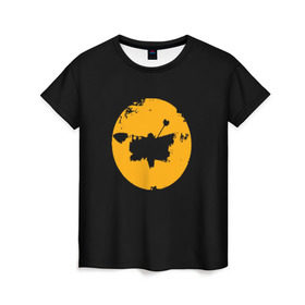 Женская футболка 3D с принтом POTF(LOGO BAND) в Белгороде, 100% полиэфир ( синтетическое хлопкоподобное полотно) | прямой крой, круглый вырез горловины, длина до линии бедер | poets of the fall | rock | альтернатива | музыка | поэты | рок | фины