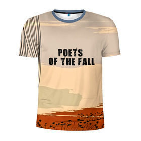 Мужская футболка 3D спортивная с принтом poets of the fall в Белгороде, 100% полиэстер с улучшенными характеристиками | приталенный силуэт, круглая горловина, широкие плечи, сужается к линии бедра | Тематика изображения на принте: poets of the fall | rock | альтернатива | музыка | поэты | рок | фины