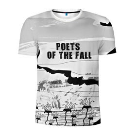 Мужская футболка 3D спортивная с принтом Poets of the fall в Белгороде, 100% полиэстер с улучшенными характеристиками | приталенный силуэт, круглая горловина, широкие плечи, сужается к линии бедра | Тематика изображения на принте: poets of the fall | rock | альтернатива | музыка | поэты | рок | фины