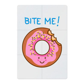 Магнитный плакат 2Х3 с принтом Укуси меня в Белгороде, Полимерный материал с магнитным слоем | 6 деталей размером 9*9 см | bart | donut | food | homer | simpsons | аппетит | барт | гомер | еда | мультфильм | пончик | симпсоны | сладкий